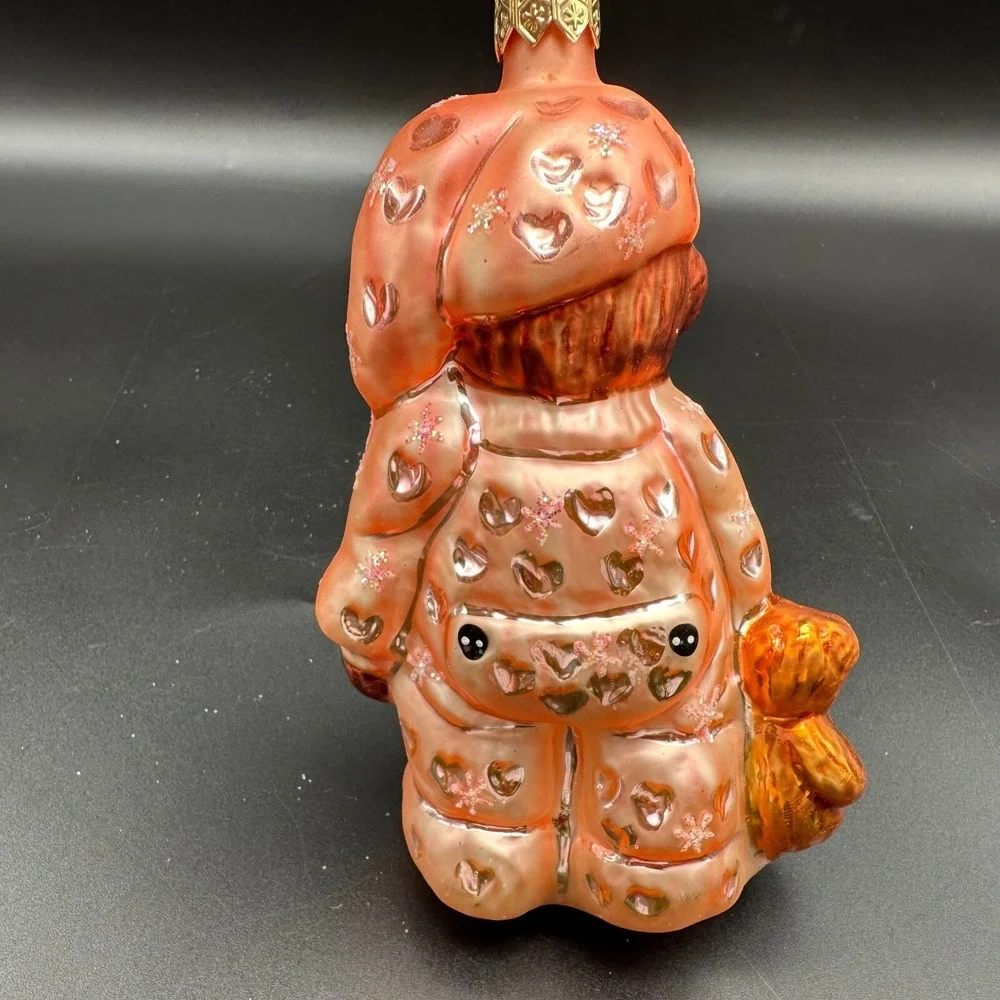 1996‎ CHRISTOPHER RADKO PEDIATRIC CANCER ORNAMENT BEARLY AWAKE BEAR 6